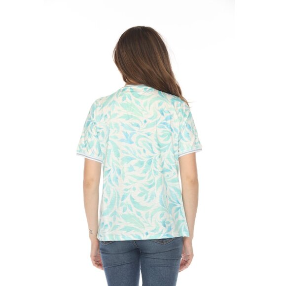 Mint Green Cerulean Leafy Charm Top - Picture 8 of 11